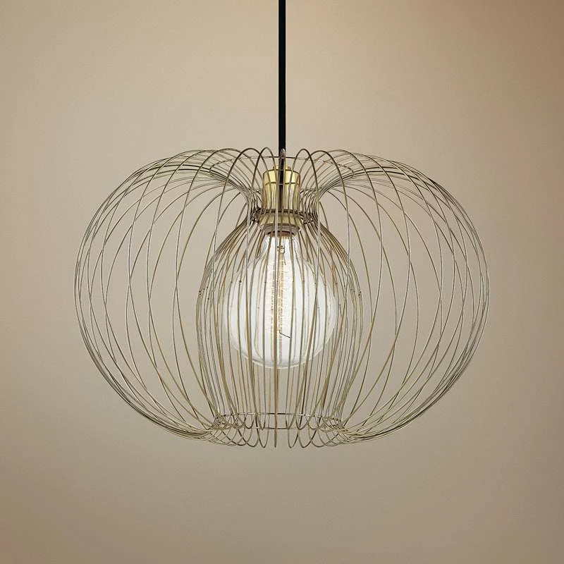 Mitzi Jasmine 17" Wide Polished Brass Pendant Light 3 Mitzi Jasmine 17" Wide Polished Brass Pendant Light