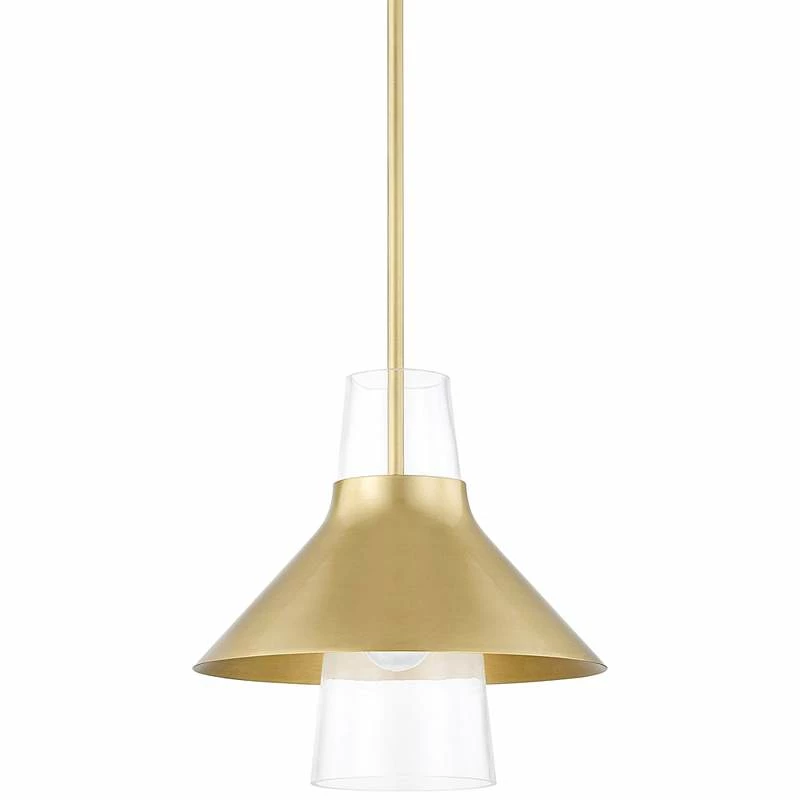 Mitzi Jessy 12" Wide Aged Brass Mini Pendant Light 4 Mitzi Jessy 12" Wide Aged Brass Mini Pendant Light - Image 2