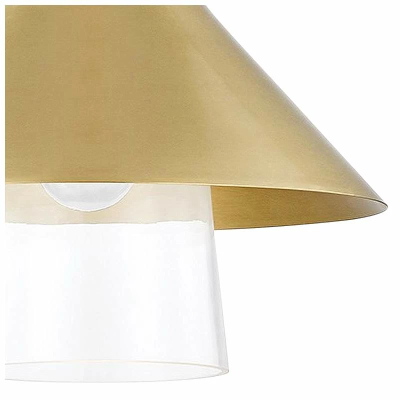 Mitzi Jessy 12" Wide Aged Brass Mini Pendant Light 5 Mitzi Jessy 12" Wide Aged Brass Mini Pendant Light - Image 3