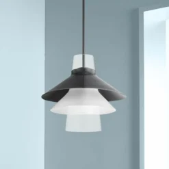 Mitzi Jessy 15 3/4" Wide Old Bronze Pendant Light