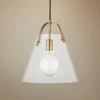 Mitzi Karin 12 3/4" Wide Aged Brass Pendant Light -Outlet The Radiantix Store mitzi karin 12 and three quarter inch wide aged brass pendant light 46t65cropped