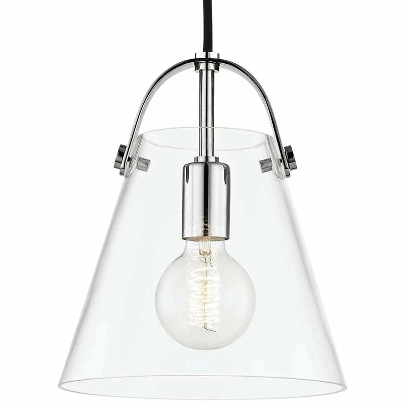 Mitzi Karin 9" Wide Polished Nickel Mini Pendant 4 Mitzi Karin 9" Wide Polished Nickel Mini Pendant - Image 2