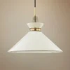 Mitzi Kiki 18" Wide Aged Brass Pendant Light W/ Cream Shade 2 Mitzi Kiki 18" Wide Aged Brass Pendant Light W/ Cream Shade -Outlet The Radiantix Store mitzi kiki 18 inch wide aged brass pendant light w cream shade 47j40cropped