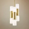 Mitzi Lola 7 1/2" Wide Aged Brass 6-Light LED Mini Pendant -Outlet The Radiantix Store mitzi lola 7 and one half inch wide aged brass 6 light led mini pendant 47f73cropped