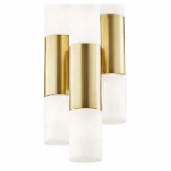Mitzi Lola 7 1/2" Wide Aged Brass 6-Light LED Mini Pendant -Outlet The Radiantix Store mitzi lola 7 and one half inch wide aged brass 6 light led mini pendant 47f73views1