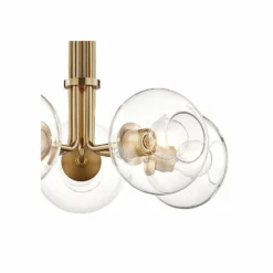 Mitzi Margot 25" Wide Aged Brass W/ Glass 5-Light Chandelier 7 Mitzi Margot 25" Wide Aged Brass W/ Glass 5-Light Chandelier -Outlet The Radiantix Store mitzi margot 25 inch wide aged brass w glass 5 light chandelier 69w43views1