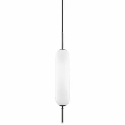 Mitzi Miley 4" Wide Polished Nickel LED Mini Pendant Light