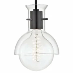 Mitzi Riley 6 1/4"W Old Bronze Mini Pendant W/ Clear Glass -Outlet The Radiantix Store mitzi riley 6 and one quarter inchw old bronze mini pendant w clear glass 47c48views1