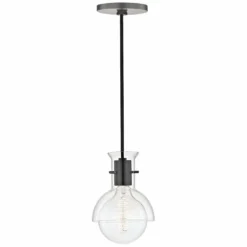 Mitzi Riley 6 1/4"W Old Bronze Mini Pendant W/ Clear Glass -Outlet The Radiantix Store mitzi riley 6 and one quarter inchw old bronze mini pendant w clear glass 47c48views3
