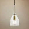 Mitzi Sloan 7" Wide Aged Brass Mini Pendant 1 Mitzi Sloan 7" Wide Aged Brass Mini Pendant -Outlet The Radiantix Store mitzi sloan 7 inch wide aged brass mini pendant 47g55cropped
