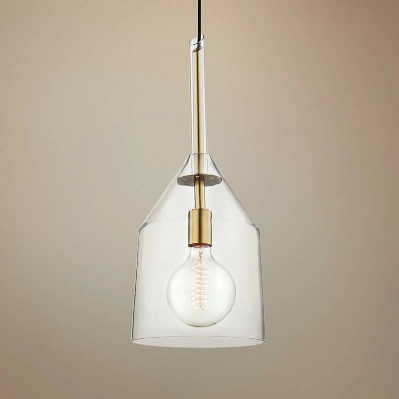 Mitzi Sloan 9 1/2" Wide Aged Brass Mini Pendant 3 Mitzi Sloan 9 1/2" Wide Aged Brass Mini Pendant