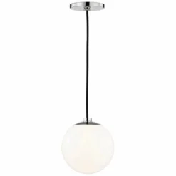 Mitzi Stella 7" Wide Polished Nickel Mini Pendant