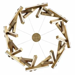 Modern Forms Chaos 61"W Aged Brass 31-Light LED Chandelier -Outlet The Radiantix Store modern forms chaos 61 inchw aged brass 31 light led chandelier 55r36views2