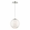 Modern Forms Cosmic 9" Wide Brushed Nickel LED Mini Pendant -Outlet The Radiantix Store modern forms cosmic 9 inch wide brushed nickel led mini pendant 55m87