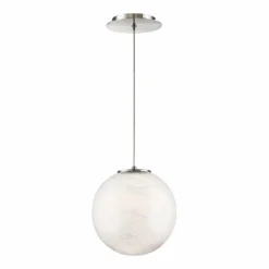 Modern Forms Cosmic 9" Wide Brushed Nickel LED Mini Pendant