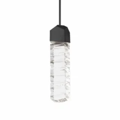Modern Forms Juliet 3" Wide 1-Light Modern Pendant In Black