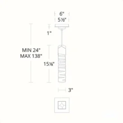 Modern Forms Juliet 3" Wide 1-Light Modern Pendant In Black 9 Modern Forms Juliet 3" Wide 1-Light Modern Pendant In Black -Outlet The Radiantix Store modern forms juliet 3 inch wide 1 light modern pendant in black 195n3views3