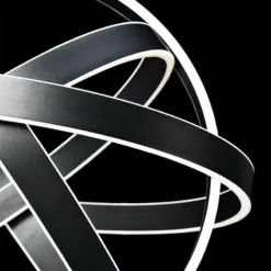 Modern Forms Kinetic 28" Wide Black 4-Light LED Pendant -Outlet The Radiantix Store modern forms kinetic 28 inch wide black 4 light led pendant 45y57views2