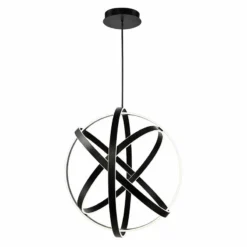 Modern Forms Kinetic 38" Wide Black 4-Light LED Pendant -Outlet The Radiantix Store modern forms kinetic 38 inch wide black 4 light led pendant 55n22views1