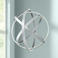 Modern Forms Kinetic 38" Wide Titanium Finish Modern LED Orb Pendant