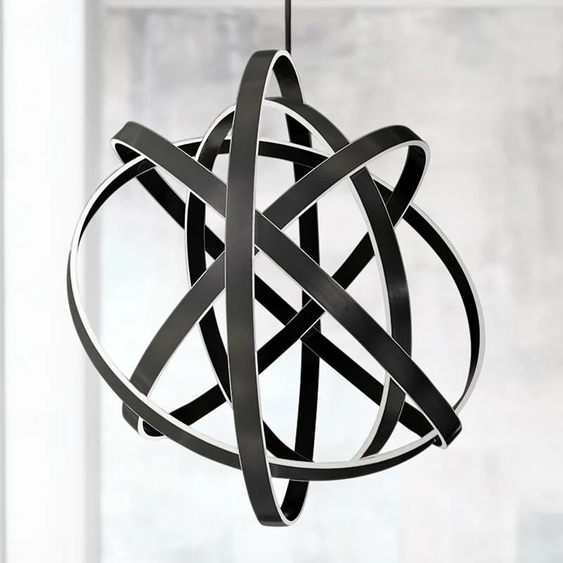 Modern Forms Kinetic 60" Wide Black 5-Light LED Pendant 3 Modern Forms Kinetic 60" Wide Black 5-Light LED Pendant