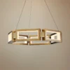 Modern Forms Mies 29"W Aged Brass 6-Light LED Chandelier 2 Modern Forms Mies 29"W Aged Brass 6-Light LED Chandelier -Outlet The Radiantix Store modern forms mies 29 inchw aged brass 6 light led chandelier 55n43cropped