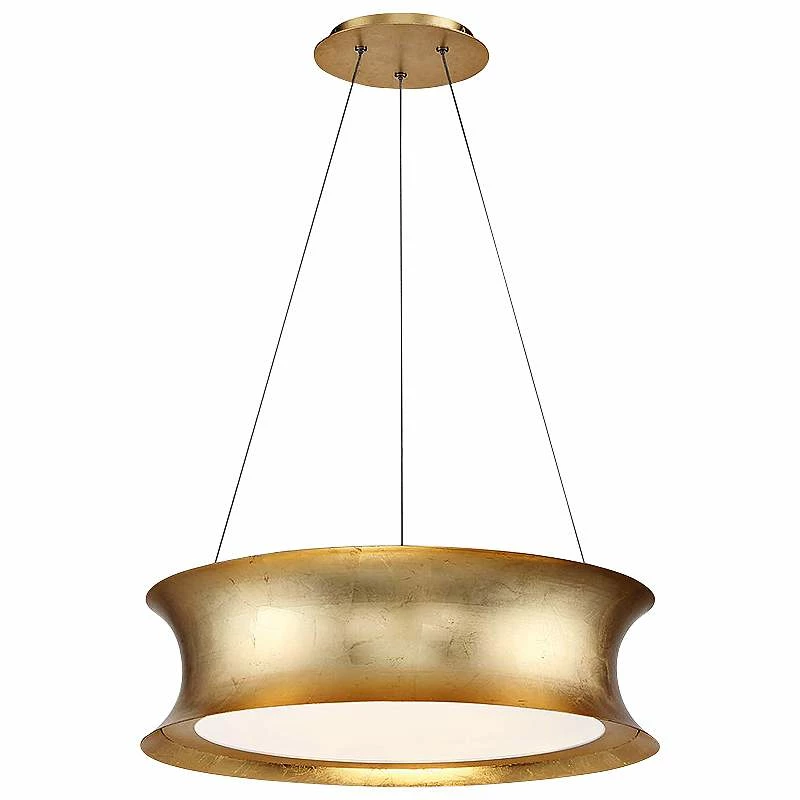Modern Forms Tango 20" Wide Gold Leaf LED Pendant Light 4 Modern Forms Tango 20" Wide Gold Leaf LED Pendant Light - Image 2