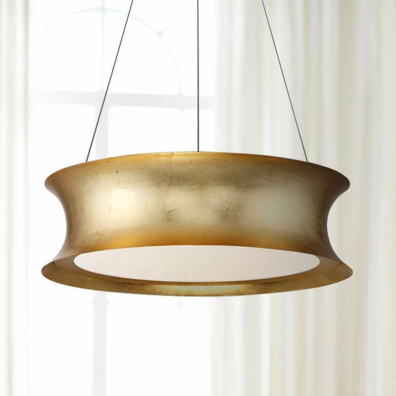 Modern Forms Tango 20" Wide Gold Leaf LED Pendant Light 3 Modern Forms Tango 20" Wide Gold Leaf LED Pendant Light