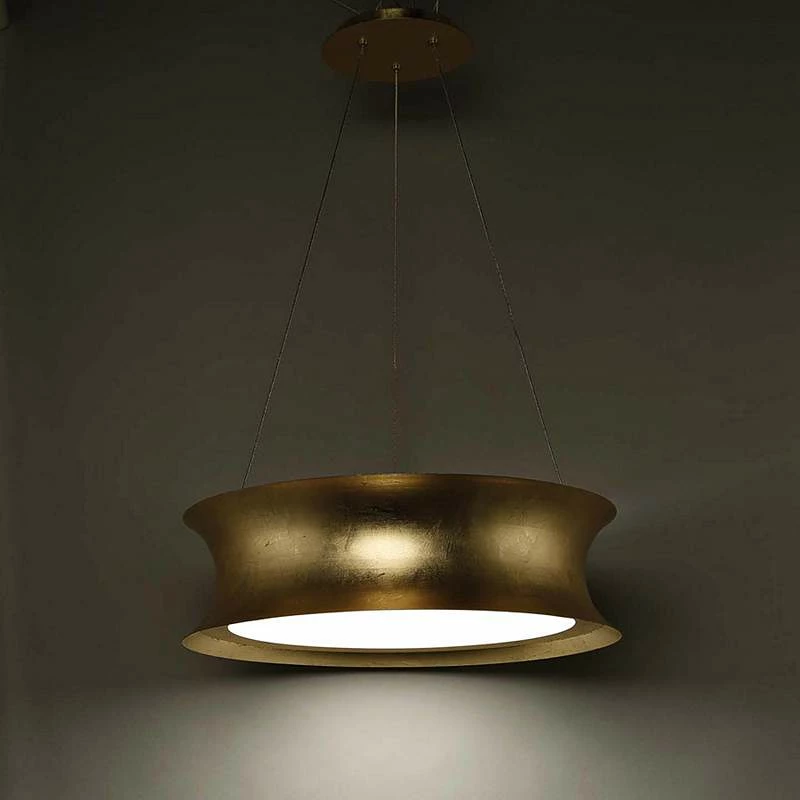 Modern Forms Tango 20" Wide Gold Leaf LED Pendant Light 5 Modern Forms Tango 20" Wide Gold Leaf LED Pendant Light - Image 3