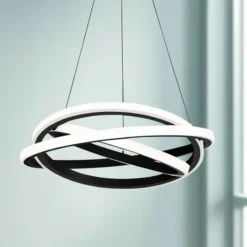 Modern Forms Veloce 26" Wide Black 3-Light LED Pendant
