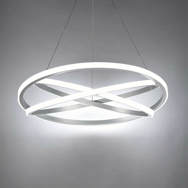 Modern Forms Veloce 38" Wide Titanium 3-Light LED Ring Pendant 5 Modern Forms Veloce 38" Wide Titanium 3-Light LED Ring Pendant - Image 3