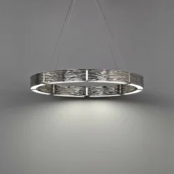 Modern Forms Zelda 29"W Polished Nickel 8-Light LED Pendant -Outlet The Radiantix Store modern forms zelda 29 inchw polished nickel 8 light led pendant 55p82views1