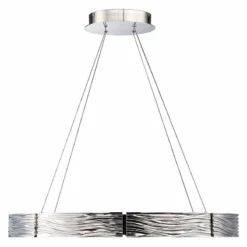 Modern Forms Zelda 29"W Polished Nickel 8-Light LED Pendant -Outlet The Radiantix Store modern forms zelda 29 inchw polished nickel 8 light led pendant 55p82views2
