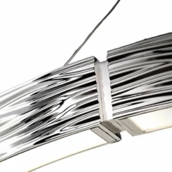 Modern Forms Zelda 48"W Polished Nickel 12-Light LED Pendant -Outlet The Radiantix Store modern forms zelda 48 inchw polished nickel 12 light led pendant 55p84views3