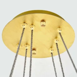 Monroe 23 1/2" Wide Gold And Crystal 2-Tier LED Chandelier -Outlet The Radiantix Store monroe 23 and one half inch wide gold and crystal 2 tier led chandelier 78k64views2