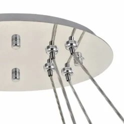 Monroe 41" Wide Chrome And Crystal 2-Tier LED Ring Chandelier 13 Monroe 41" Wide Chrome And Crystal 2-Tier LED Ring Chandelier -Outlet The Radiantix Store monroe 41 inch wide chrome and crystal 2 tier led ring chandelier 77h90views4