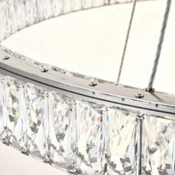 Monroe 42" Wide Chrome And Crystal 2-Tier LED Chandelier 11 Monroe 42" Wide Chrome And Crystal 2-Tier LED Chandelier -Outlet The Radiantix Store monroe 42 inch wide chrome and crystal 2 tier led chandelier 79x02views2