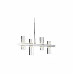 Netto 41 1/2"W Chrome LED Kitchen Island Light Chandelier -Outlet The Radiantix Store netto 41 and one half inchw chrome led kitchen island light chandelier 47n12views1