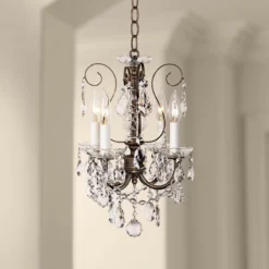 Outlet The Radiantix Store -Outlet The Radiantix Store new orleans 12 inch wide bronze hand cut crystal mini chandelier 56258cropped