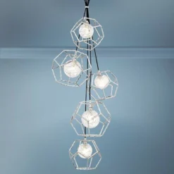 Norway 18 1/2" Wide Chrome LED Cluster Multi Light Pendant