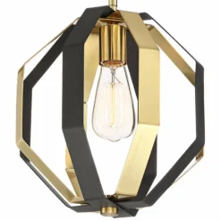 Octo 10 3/4" Wide Bronze And Warm Gold Mini Pendant -Outlet The Radiantix Store octo 10 and three quarter inch wide bronze and warm gold mini pendant 63c18views1