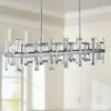 Odette 42" Wide Polished Nickel Kitchen Island Light Pendant