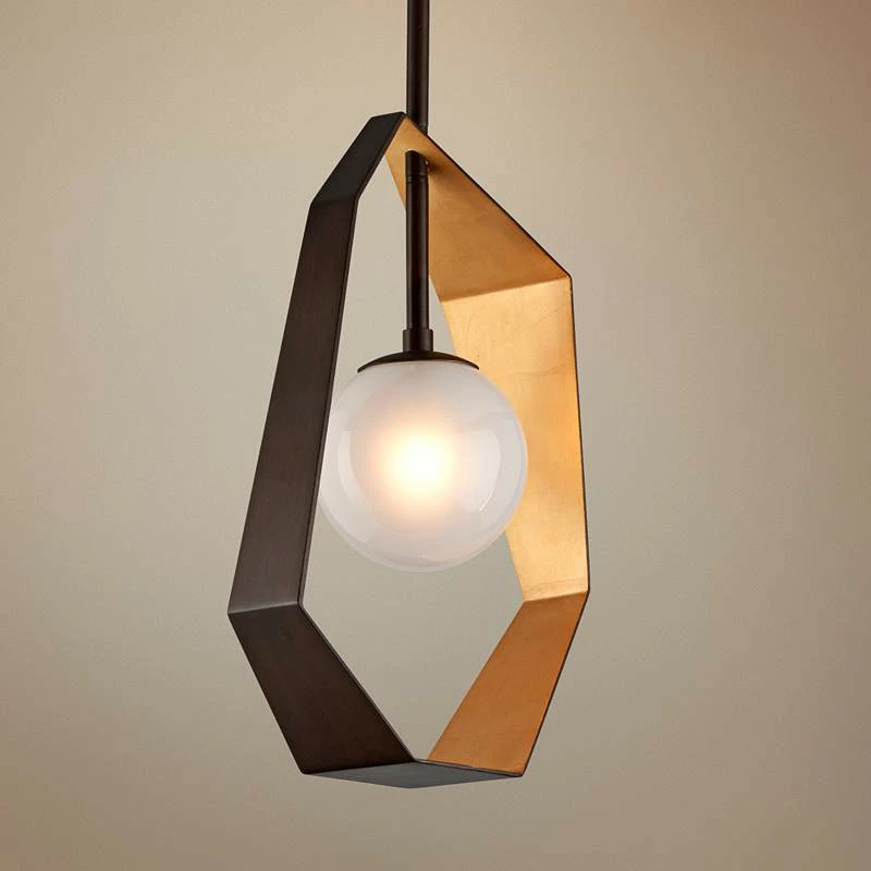 Troy Origami 11 1/2" Wide Bronze LED Mini Pendant 3 Troy Origami 11 1/2" Wide Bronze LED Mini Pendant