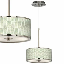 Oval Tempo Giclee Glow 10 1/4" Wide Pendant Light