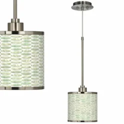 Oval Tempo Giclee Glow Mini Pendant Light