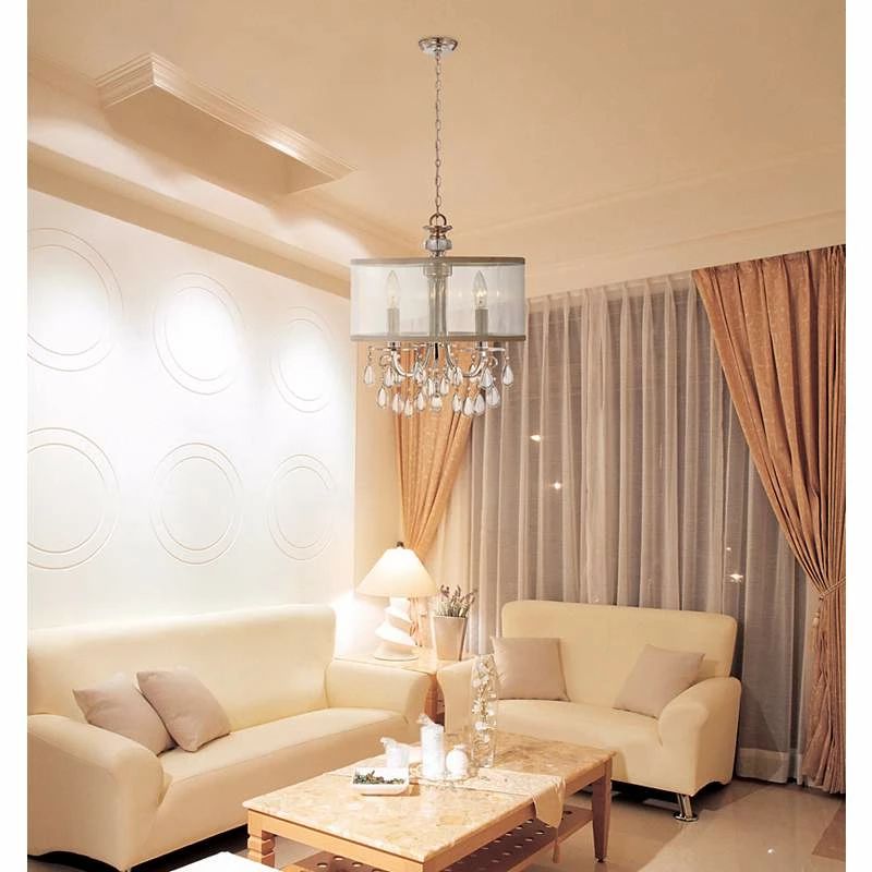 Crystorama Hampton Polished Chrome 14" Wide Mini Chandelier 3 Crystorama Hampton Polished Chrome 14" Wide Mini Chandelier