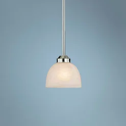 Paradox Brushed Nickel 6 1/2" Wide Single Mini Pendant Light