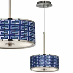 Parquet Giclee Glow 10 1/4" Wide Pendant Light