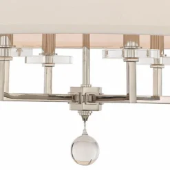 Paxton 25 3/4" Wide Polished Nickel 6-Light Chandelier 7 Paxton 25 3/4" Wide Polished Nickel 6-Light Chandelier -Outlet The Radiantix Store paxton 25 and three quarter inch wide polished nickel 6 light chandelier 62w82views1