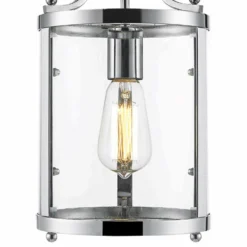 Golden Lighting Payton 7 1/4" Wide Chrome And Clear Glass Mini Pendant -Outlet The Radiantix Store payton 7 and one quarter inch wide chrome and clear glass mini pendant 60d33views1